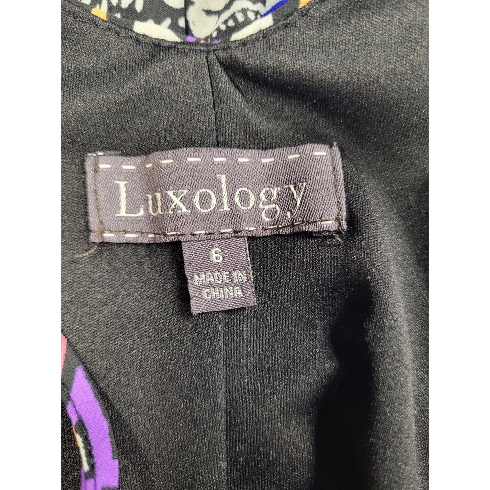 Luxology Sleeveless Maxi V Bottom Dress Size 6 - Picture 6 of 8